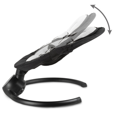 Kidwell Reve Leżaczek Elektryczny 2w1 Black Silver