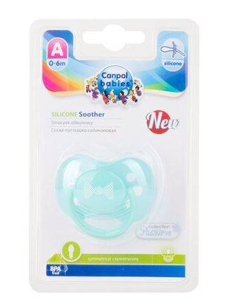 Canpol Babies Pastelove Smoczek Uspokajający Silikonowy Symetryczny 0-6m 