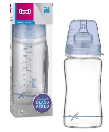 Lovi  Diamond Glass Butelka Szklana 250ml Botanic 74/204 Shower Boy