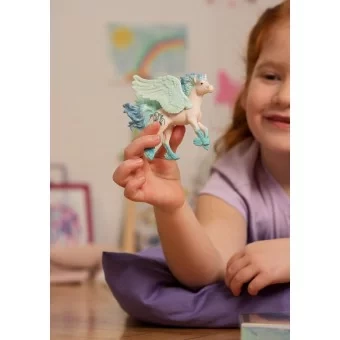 Schleich Świat Elfów Bayala - Źrebię Jednorożca Wiatru