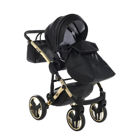 Tako Junama Fluo V3 Wózek Głęboko-Spacerowy 04 Black