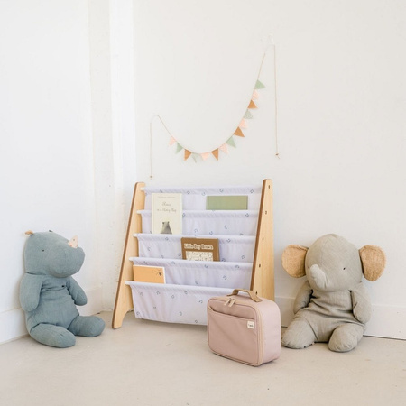 3 Sprouts Recycled Stojak Na Książki Blueberry Mist