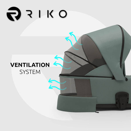Riko Velar Up Wózek Głęboko-Spacerowy 02 Sage