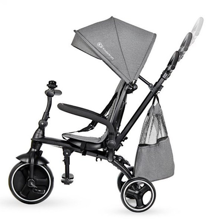Kinderkraft Jazz Rowerek Trójkołowy Grey Melange