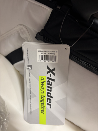 [OUTLET] X-lander X-Pram Gondola Black Urban 