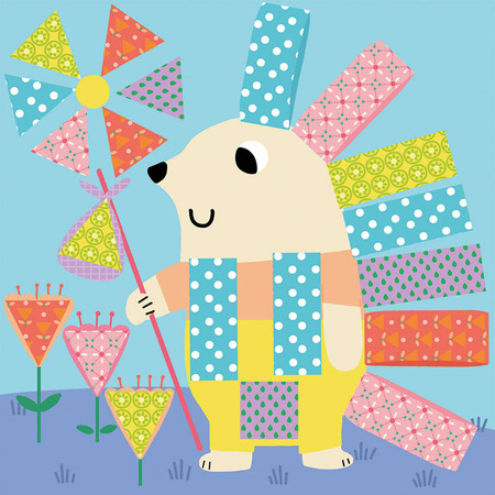 Janod Zestaw kreatywny Wycinanki przyklejanki My arts & crafts 4+