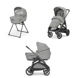 Inglesina Aptica Duo Wózek Głęboko-Spacerowy + Stojak na Gondolę Satin Grey 2024