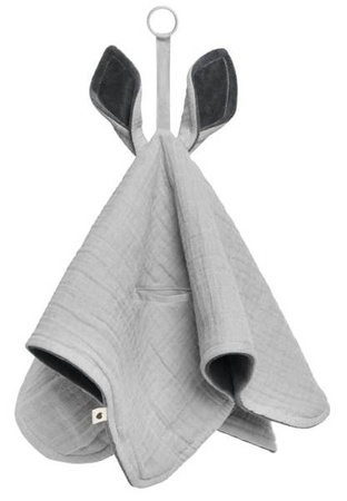 Bibs Cuddle Cloth Kangoroo Pieluszka Przytulanka z Zawieszką Na Smoczek Cloud