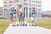 Scootandride Highwaykick 1 Jeździk i Hulajnoga 2w1 1-5 lat + Scootandride Kask Dla Dzieci S-M Rose
