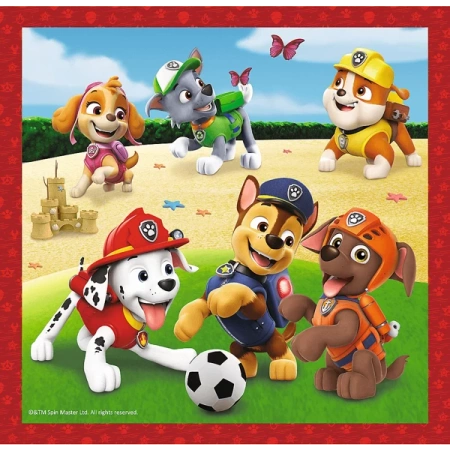 Trefl Puzzle 3w1 Psi Patrol Wesołe Pieski Paw Patrol