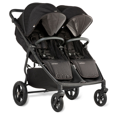 Mast M.Twin x Wózek Bliźniaczy Mast Swiss Design Koła Light Onyx