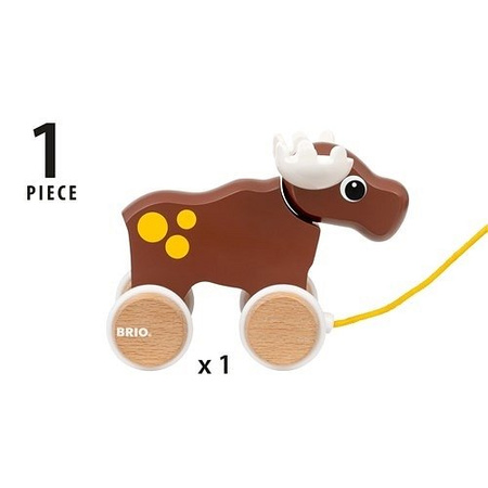 Brio Piłka Zabawka Do Ciągnięcia Łoś