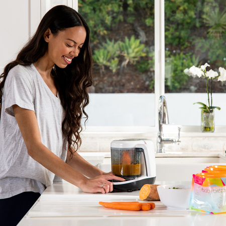 Baby Brezza Food Maker Deluxe Blender Parowy White