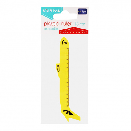 Starpak Linijka Plastikowa Samolot 15cm