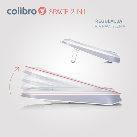 Colibro Space Wanienka Dla Dziecka Składana 2w1 z leżaczkiem kąpielowym