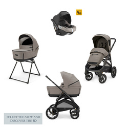 Inglesina Aptica XT System Quattro Wózek Głęboko-Spacerowy z Fotelikiem Darwin Infant Tundra Beige