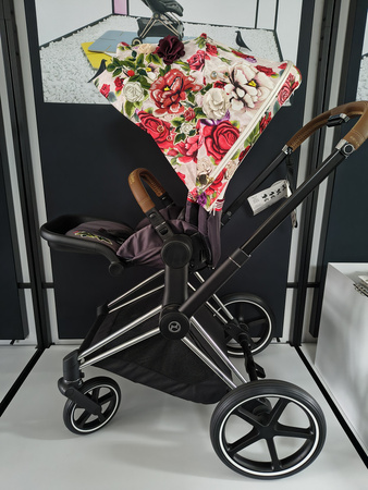 [OUTLET] Cybex Priam 4.0 Wózek Spacerowy Spring Blossom Light Rama Chrome Brown