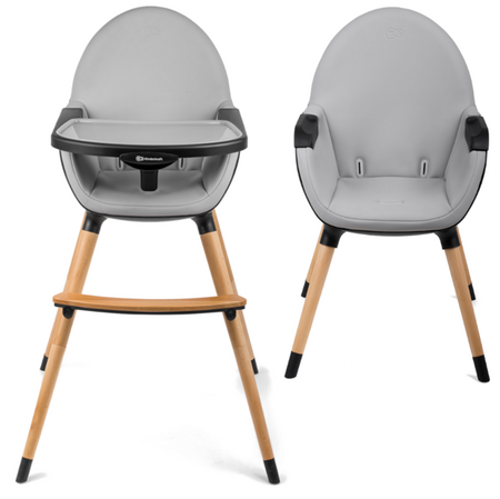 Kinderkraft Fini Krzesełko Do Karmienia 2w1  Black