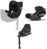 Cybex Sirona T I-Size Fotelik Samochodowy 0-18 kg + Cybex Cloud T I-Size Fotelik Samochodowy 0-13kg Sepia Black + Baza T