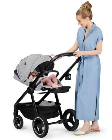 Kinderkraft Everyday Wózek Wielofunkcyjny 2w1 Denim