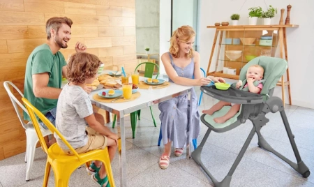 Kinderkraft Tastee Krzesełko Do Karmienia Szary