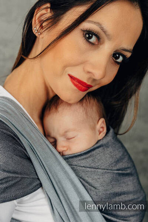 LennyLamb Howlit Moja pierwsza chusta do noszenia dzieci, 4,6m, tkana splotem skośno-krzyżowym (100% bawełna) 