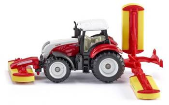 Siku Traktor Steyr Z Kosiarką S1672