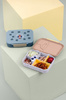 Lassig Lunchbox Bento z przegródkami Pattern Party Blue/green