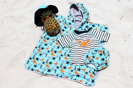 Lassig Koszulka T-shirt do pływania Sailor navy UV 50+