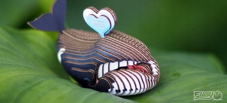 Eugy Eko 3D Układanka Wieloryb Grenlandzki