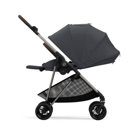 Cybex Melio New Wózek Spacerowy Rama Taupe Monument Grey