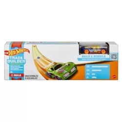 Hot Wheels Track Builder Unlimited - Zestaw Torów Podstawowych + Pojazd
