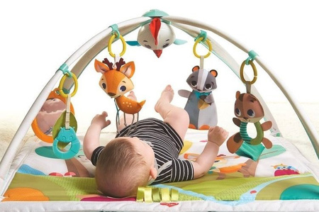 Tiny Love Gimnastyka Mata Dla Bobasa z Pałąkami - Leśna Kraina