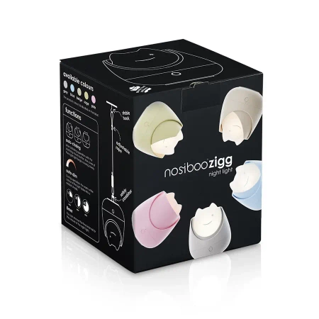 Nosiboo Zigg Lampka Nocna Grey