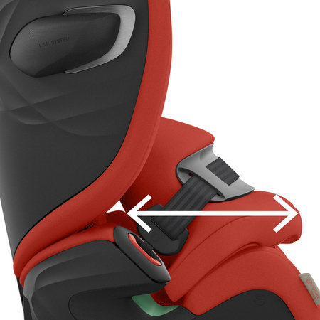 Cybex Pallas G I-Size Plus Fotelik Samochodowy 9-50 kg + Tapicerka Letnia Hibiscus Red Plus 2023