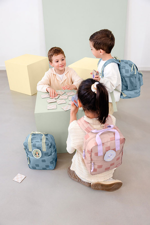 Lassig Plecak mini kwadratowy Pattern Party Blue