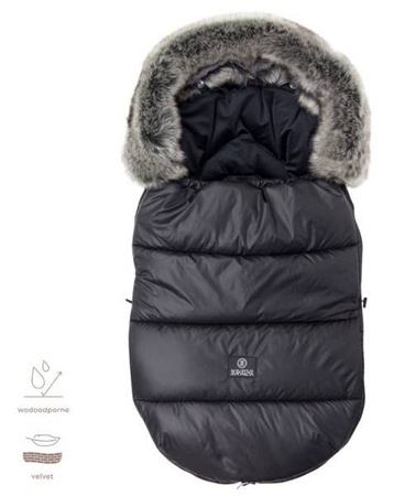 Makaszka Śpiworek Premium Do Wózka 0-18m Black