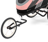 Cybex Zeno Siedzisko Przyczepki Do Biegania Do Roweru Cybex Sports  Silver Pink