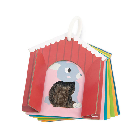 Janod Karty sensoryczne Farma 7 elementów 12 m+