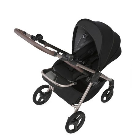 Anex IQ Premium New Transfarmation Wózek Głęboko-Spacerowy Smoky + 	Cybex Aton B2 i-Size Fotelik Samochodowy 0-13kg + Baza One Volcano Black