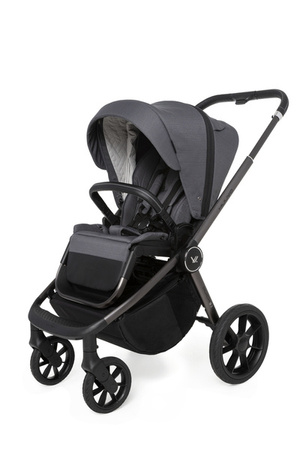 Muuvo Quick SE 2 Wózek Głęboko-Spacerowy Diamond Graphite + Cybex Aton B2 i-Size Fotelik Samochodowy 0-13kg + Baza One Volcano Black