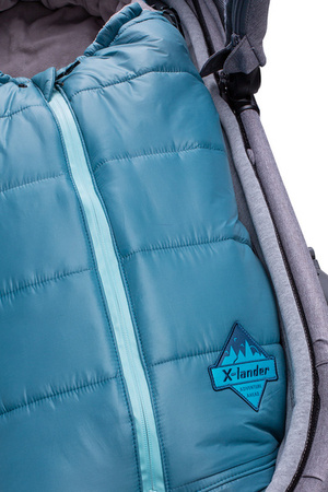 X-Lander X-Warm Ciepły Zimowy Śpiworek Do Wózka 230 G/M Black Night