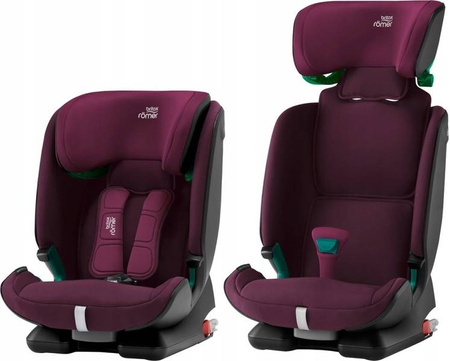 [OUTLET] Britax Romer Advansafix M I-Size Fotelik Samochodowy 9-36 kg Burgundy Red