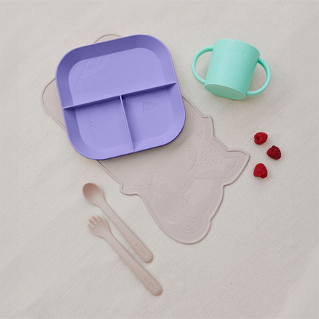 Miniland Zestaw Stołowy Do Karmienia Metodą BLW - Lis