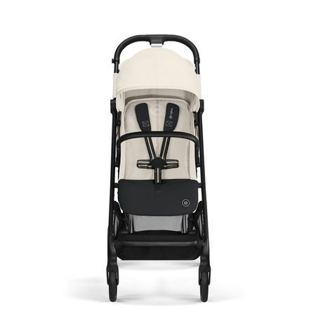 Cybex Beezy Wózek Spacerowy Rama Czarna Canvas White 2024 + Folia Przeciwdeszczowa