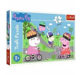 Trefl Puzzle 24 Maxi Aktywny Dzień Świnki Peppy 14330