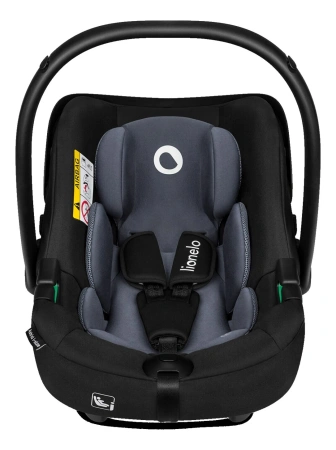 Lionelo Astrid i-Size fotelik samochodowy 0-13 kg Black Grey