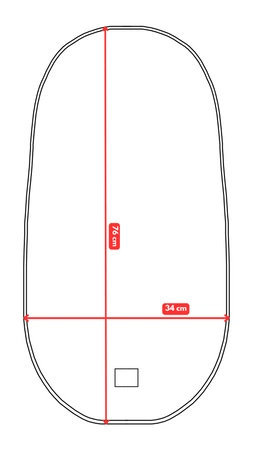 Simple Wool Wkładka do Gondoli Bordowa