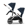 Cybex Gazelle S Wózek Spacerowy Rama Srebrna Ocean Blue