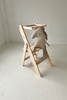 Baby Wood Kitchen Helper Składany Naturalny